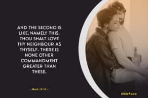 Mark 12:31 KJV (The Greatest Commandment) - Bible verse about relationship with Boyfriend  