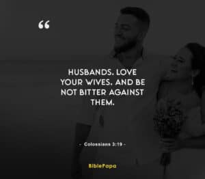 Colossians 3:19 (Compassion) - Bible verse about relationship with girlfriend