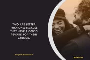 Ecclesiastes 4:9 KJV (Work Together) - Bible verse about relationship with Boyfriend 