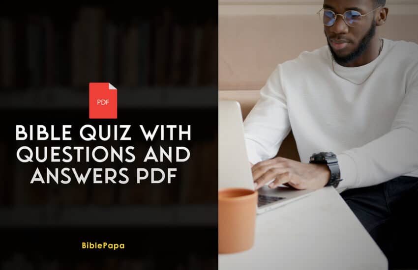 Bible Quiz With Questions And Answers pdf