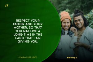 Exodus 20:12 - A scripture for female children from mothers