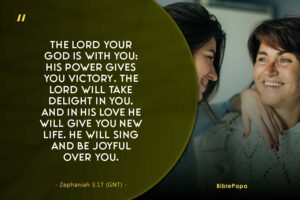 Zephaniah 3:17 - A bible verse about female children's birthdays