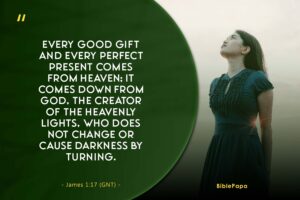 James 1:17 - A scripture about daughters' birthdays