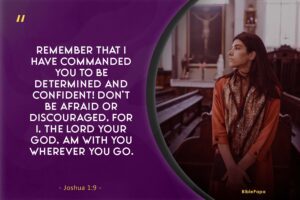 Joshua 1:9 - A Scripture about trusting God in hard times