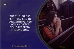 2 Thessalonians 3:3 - A Bible verse about trusting God in hard times