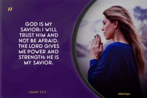 Isaiah 12:2 - A Bible verse about trusting God in hard times