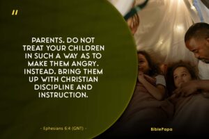 Ephesians 6:4 - A bible verse about juvenile daughters 