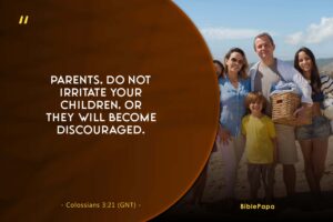 Colossians 3:21 - A scripture about young daughters