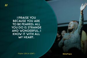 Psalm 139:14 - A scripture about female children's birthdays