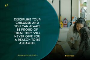 Proverbs 29:17 - A bible verse about daughters