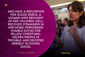 1 Timothy 5:10 - A scripture about daughters