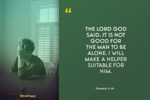 Genesis 2:18 - A Scripture about waiting for the right man