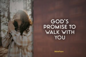 God's Promise To Walk With You